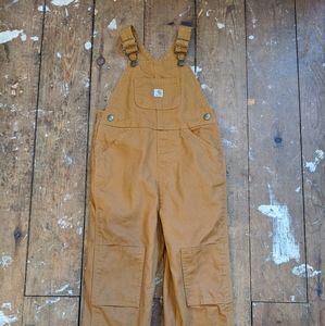 Boy's Carhartt Lined Overall Bibs size 4T